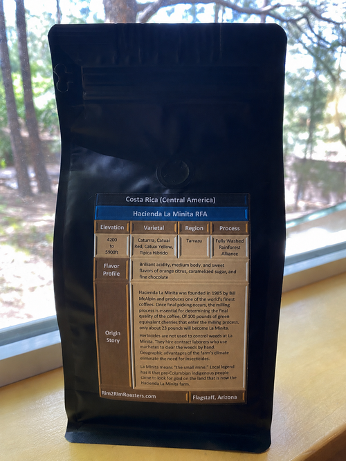 Costa Rica Tarrazu - 16 oz bag
