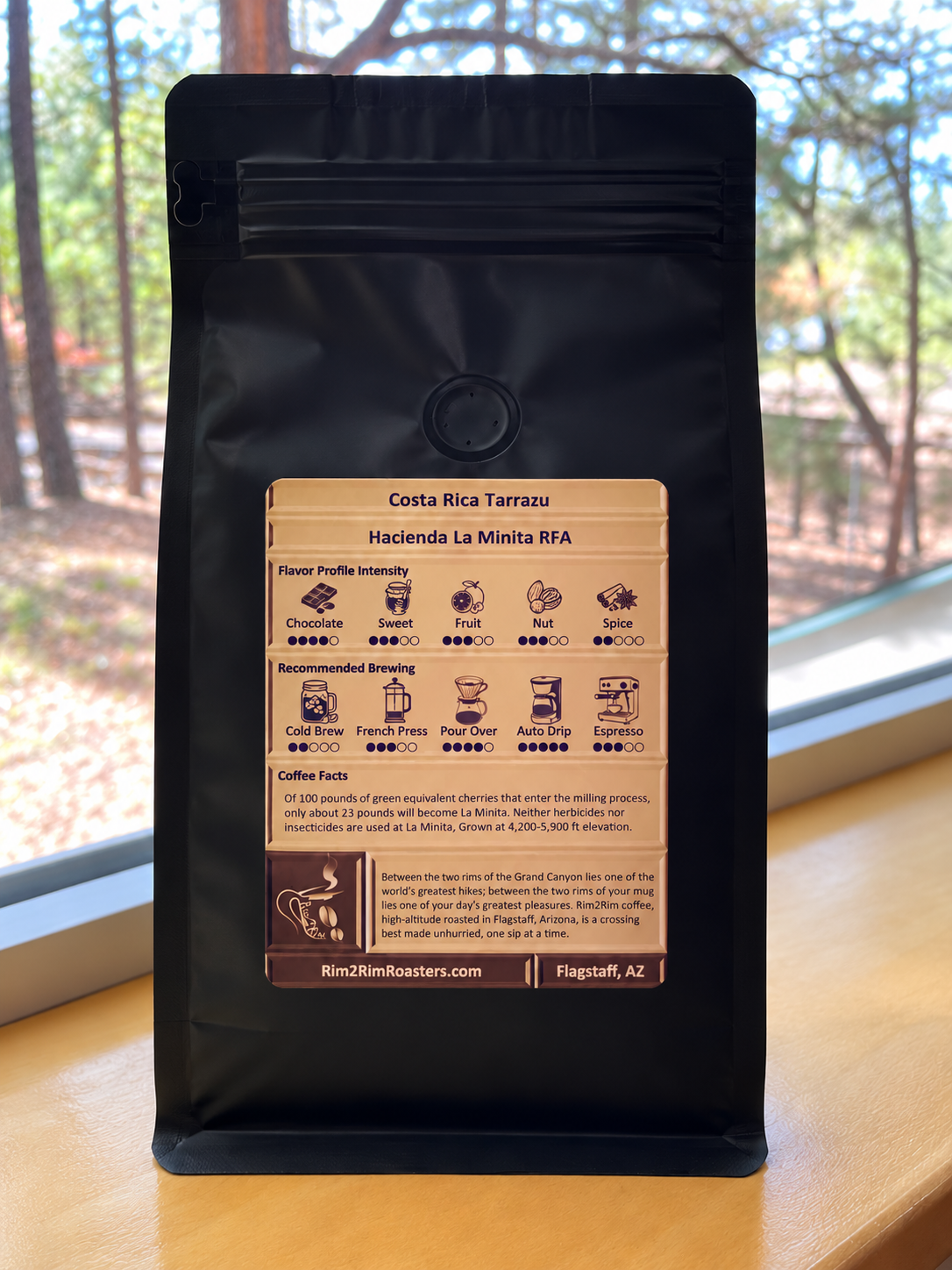 Costa Rica Tarrazu - medium roast: $15-$25